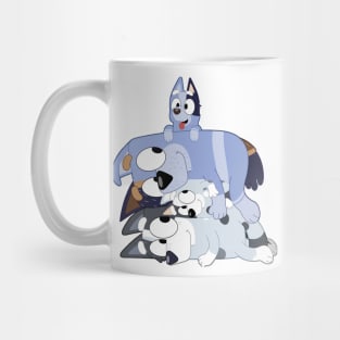 Recurring Heeler family stack Mug